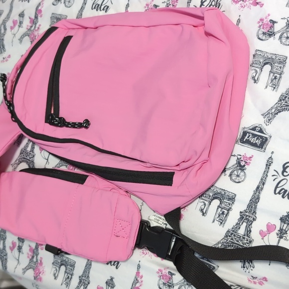 Pink Sling Backpack - Picture 2 of 8